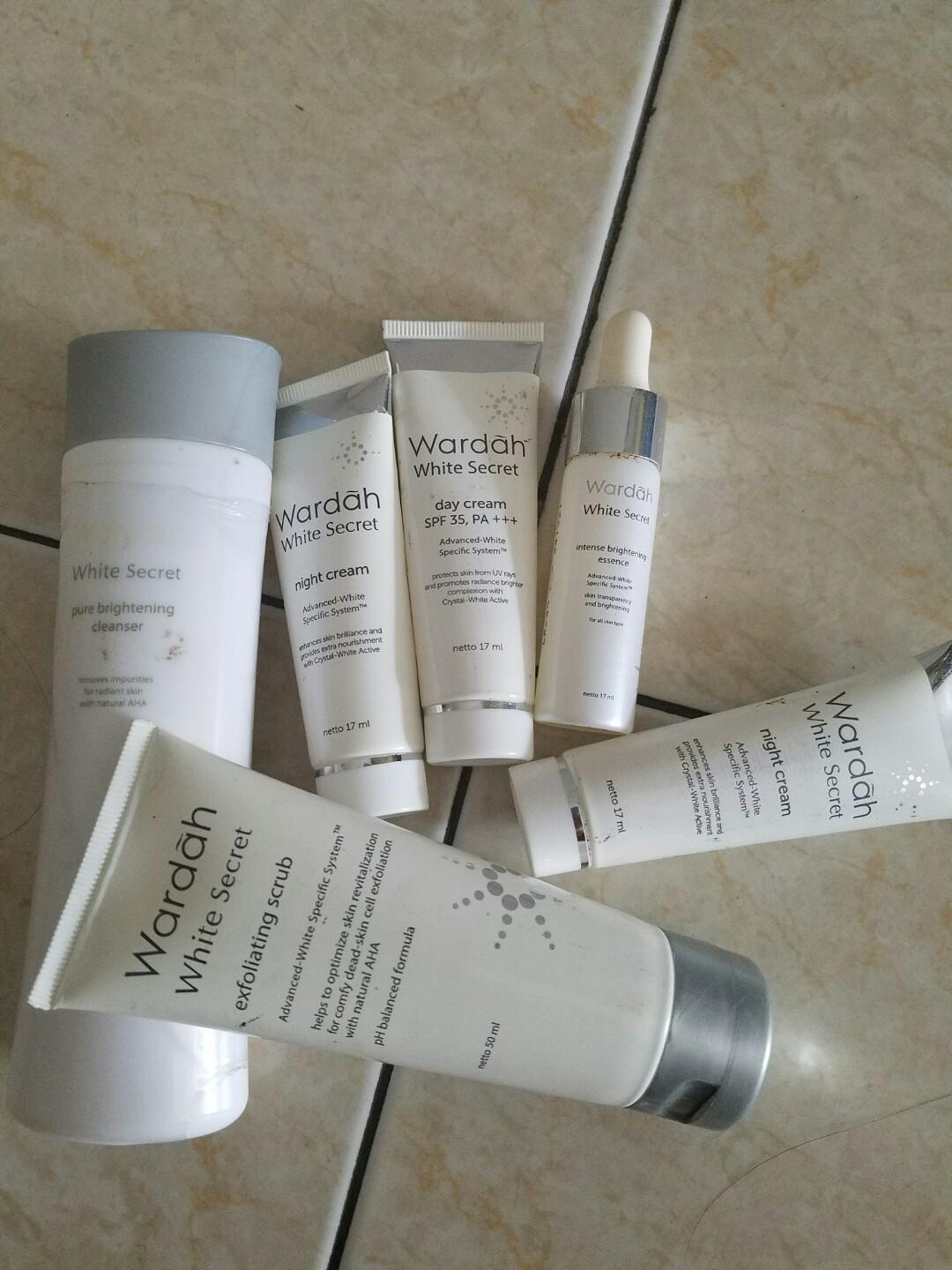 Rangkaian Wardah White Secret Kesehatan Kecantikan Rias Wajah Di Carousell