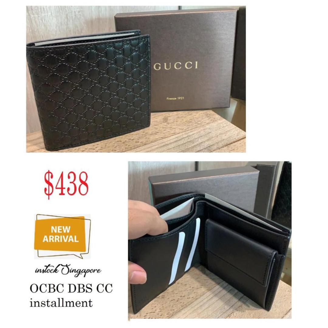 NEW Authentic Gucci black 150413 men's 
