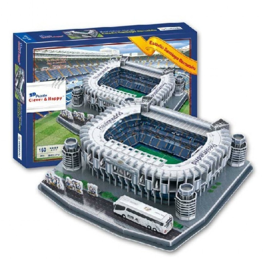 Real madrid 3d top stadium puzzle