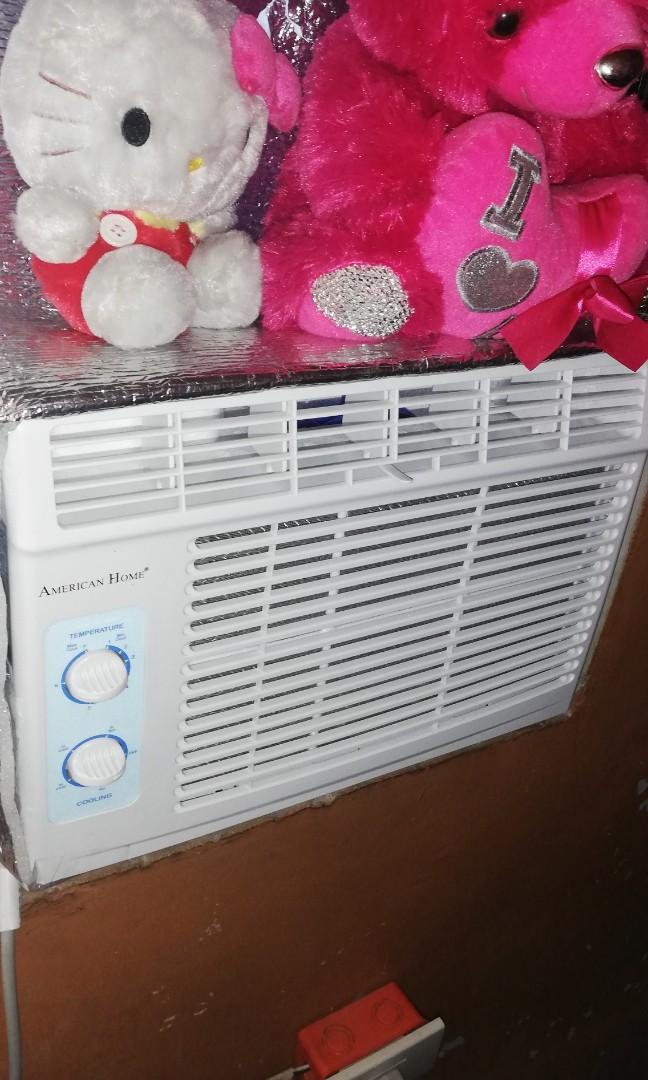 Rush sale .6 American home aircon 1 week use lng, Furniture & Home