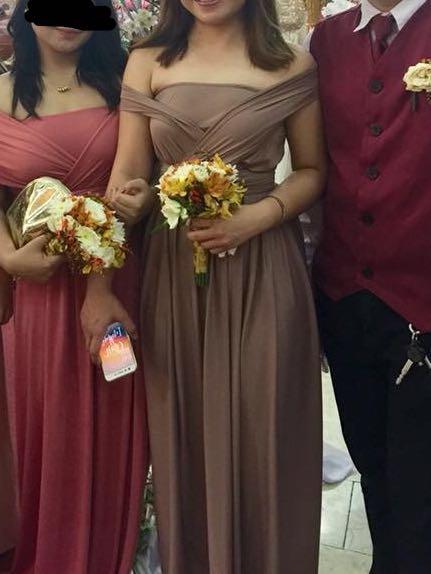 SALE Infinity Dress Color Taupe