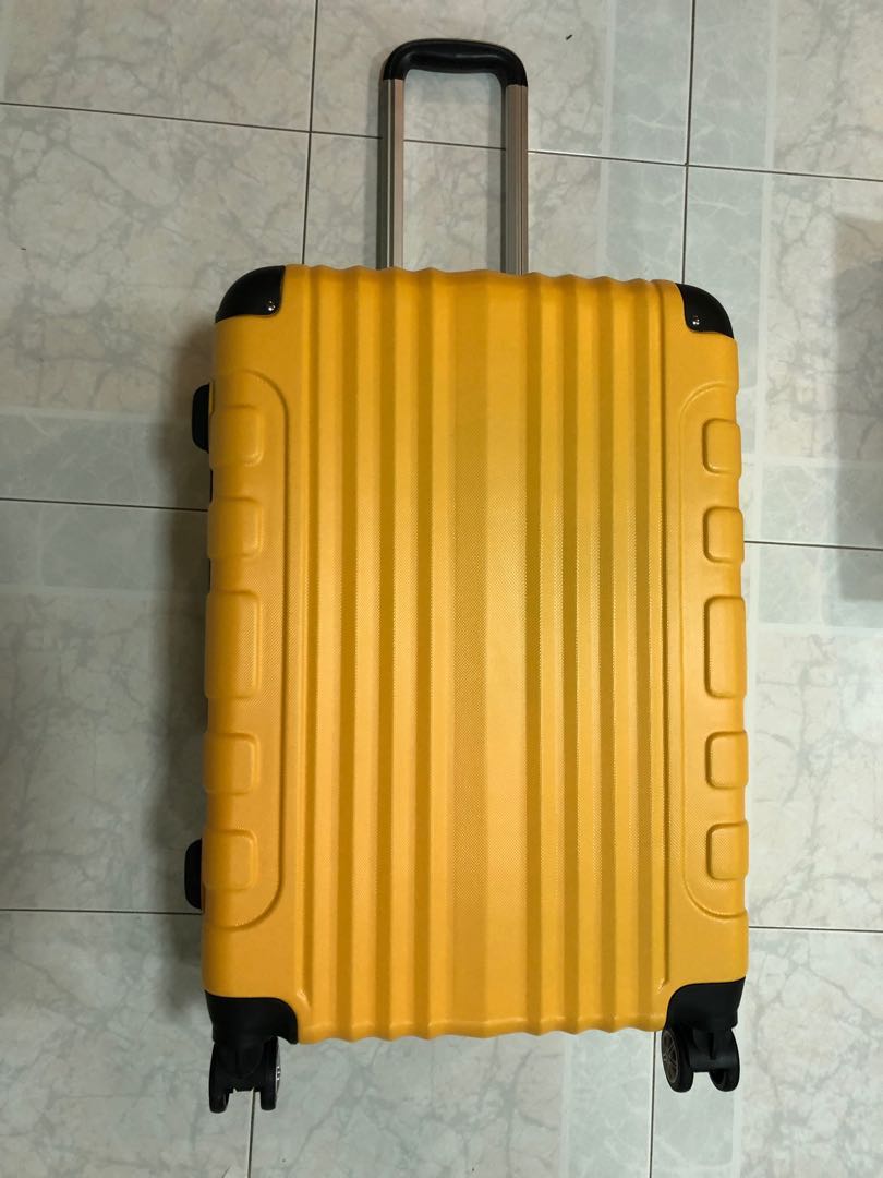 slazenger luggage yellow