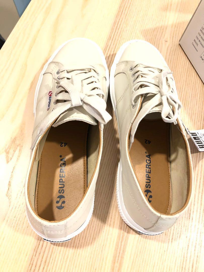 Superga Men 2750 Nappaleau white sneakers MGAG101 paradigm