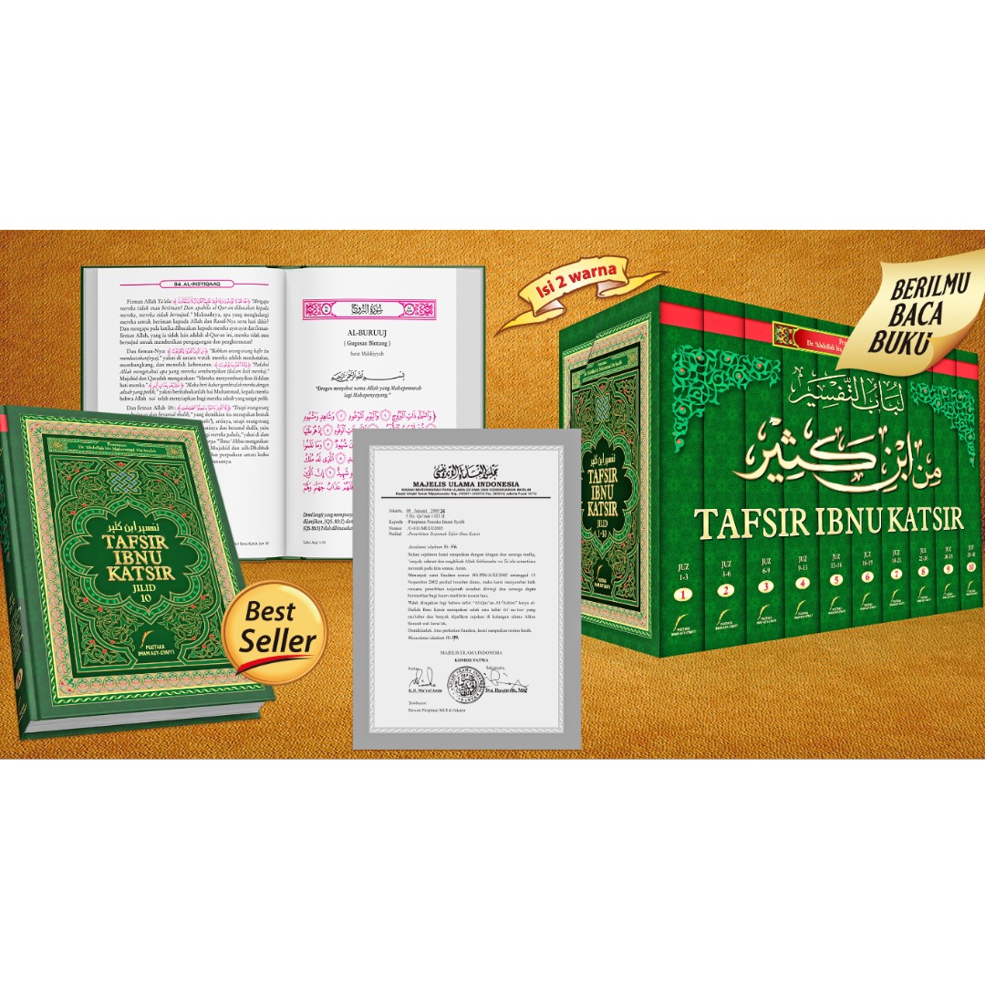 Instock Tafsir Ibnu Katsir Edisi 10 Jilid Books Stationery Non Fiction On Carousell