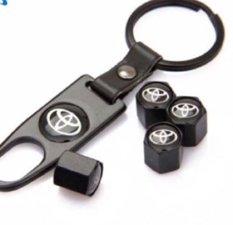 TRD Toyota air valve caps , Car Accessories, Accessories on Carousell