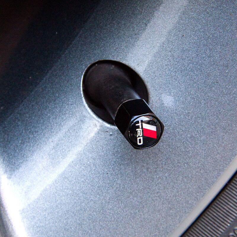 TRD Toyota air valve caps , Car Accessories, Accessories on Carousell