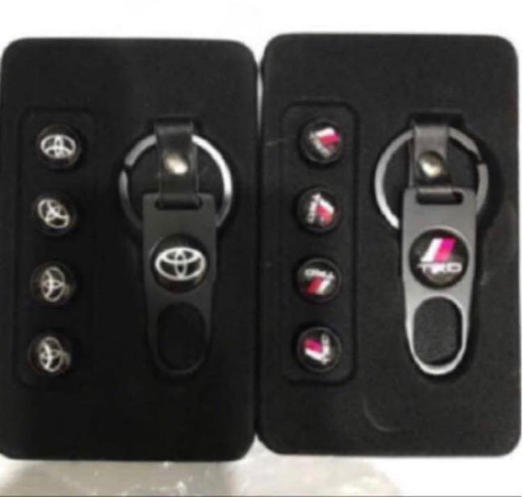 TRD Toyota air valve caps , Car Accessories, Accessories on Carousell