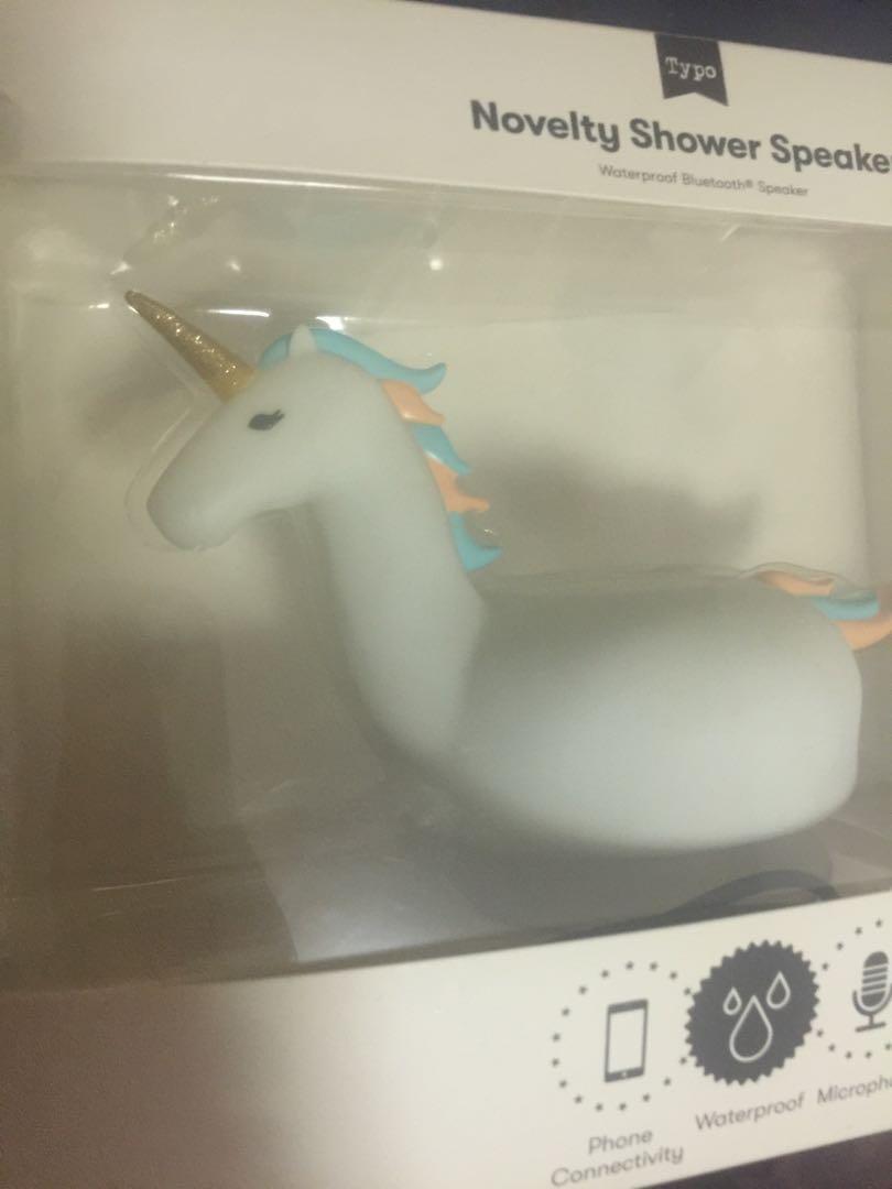 Novelty shop shower speaker