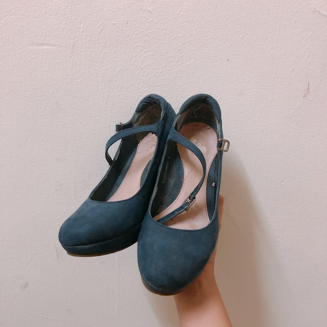 Dusty blue 2025 wedges