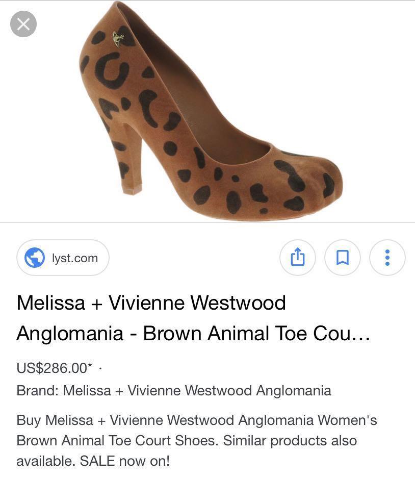 Vivienne Westwood x Melissa ladies shoe 