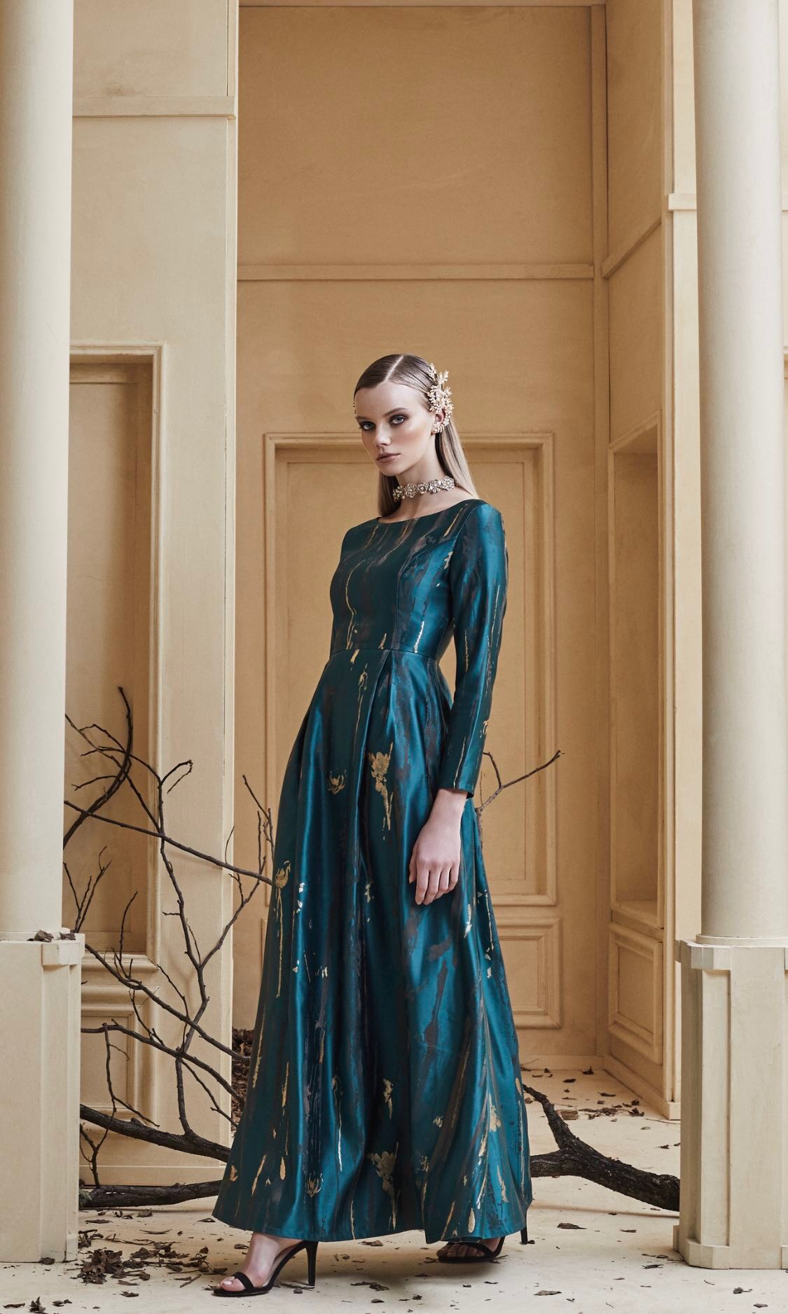 Zalia best sale jacquard dress