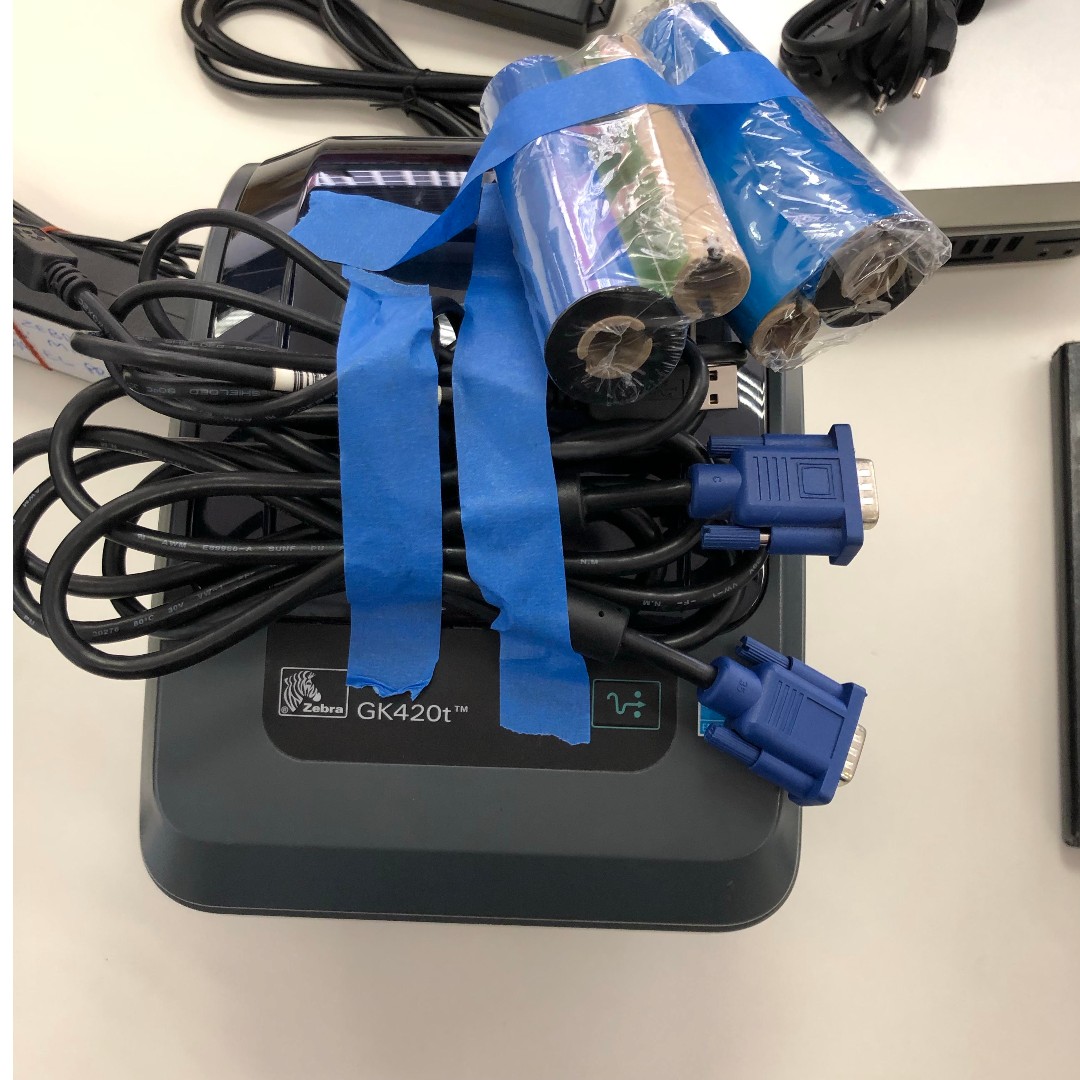 Zebra GK420t Label printer, Computers & Tech, Printers, Scanners