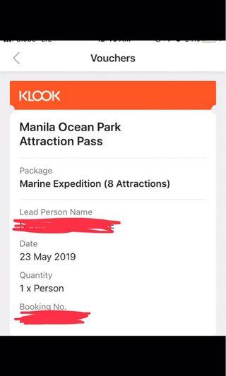 MANILA OCEAN PARK ATTRACTION PASS