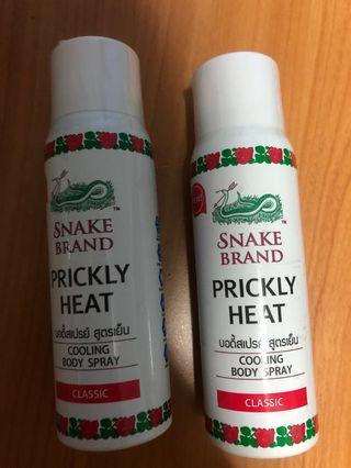 BN Snake Brand Pickly Heat Cooling Body Spray