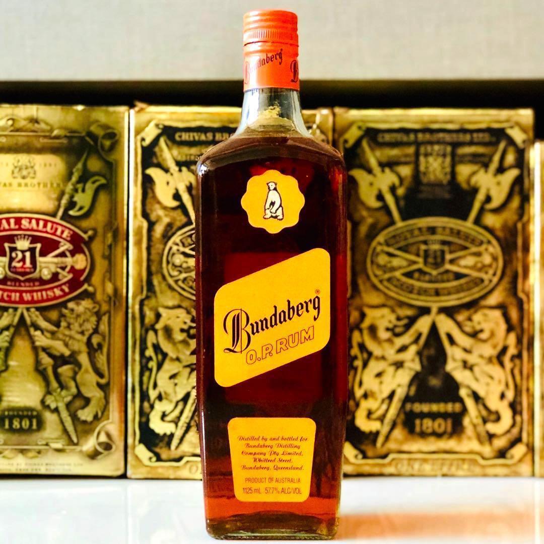 1 125l 57 Abv Bundaberg Op Rum Food Drinks Alcoholic Beverages On Carousell