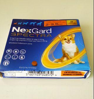 NexGard Spectra 2-3.5Kg Dog 3 chews