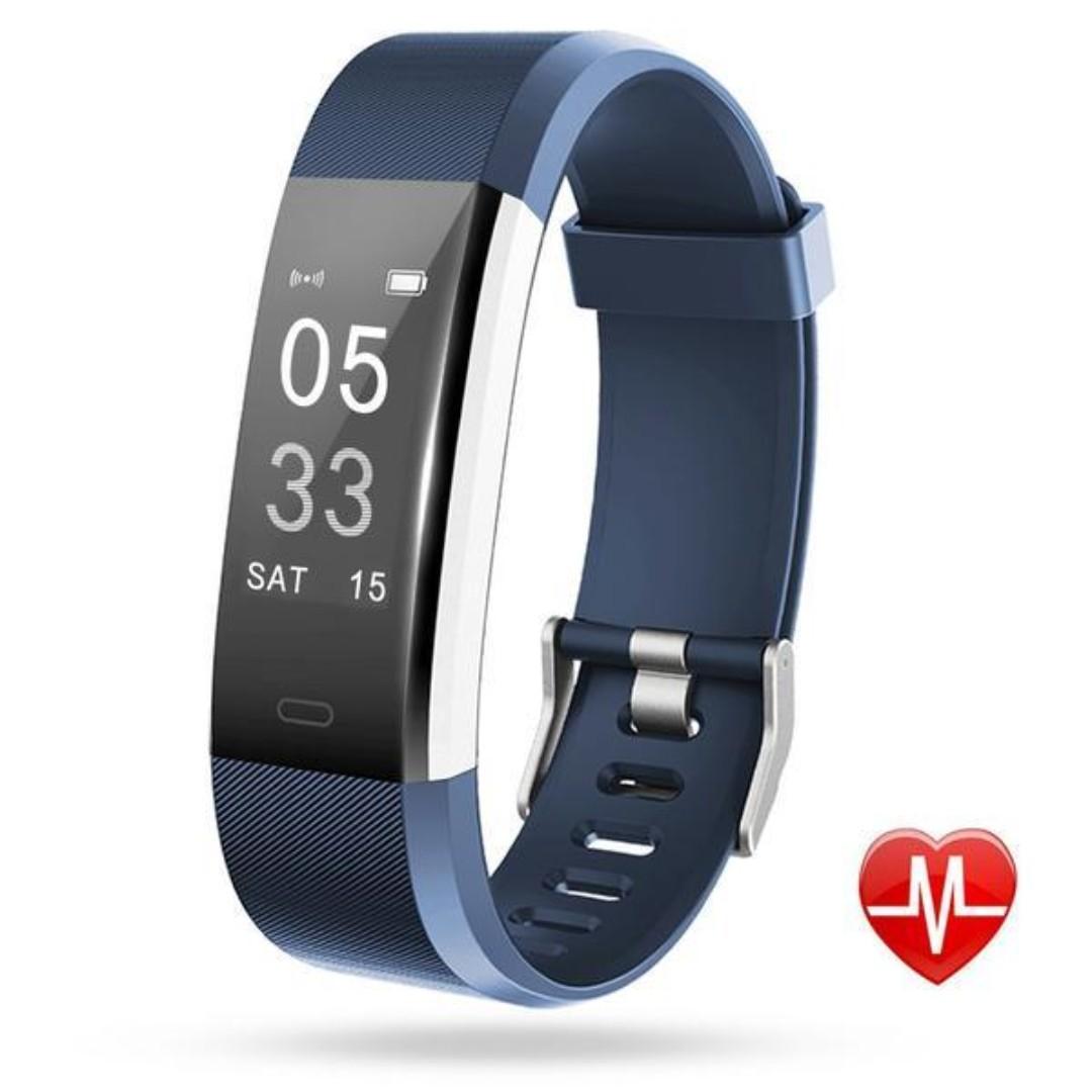 667 Lintelek Fitness Tracker ID115Plus HR Mobile Phones Gadgets Wearables Smart Watches on Carousell