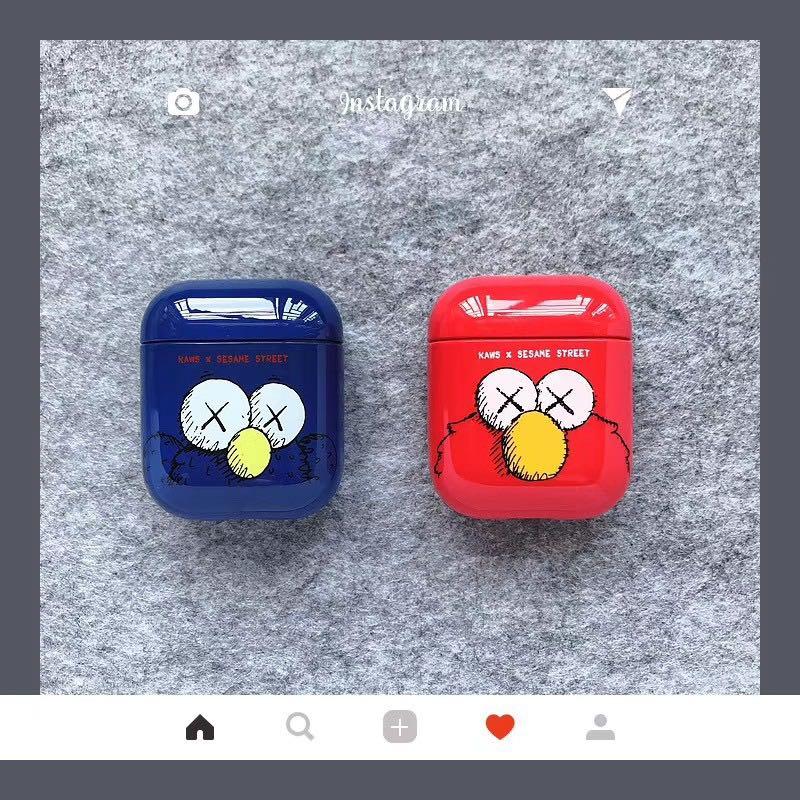 Preorder Kaws Elmo Cookie Monster Airpod Case Hard Mobile