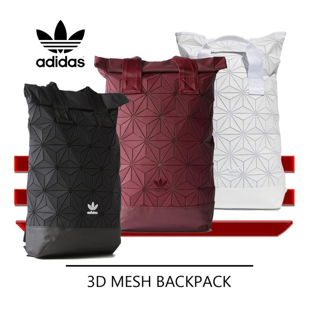 adidas 3d roll top backpack red