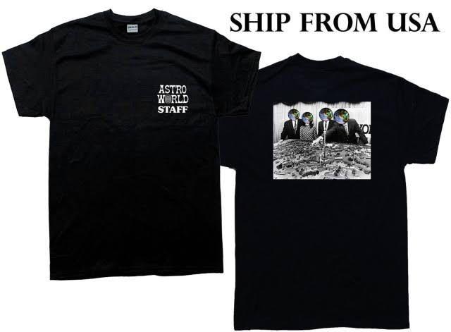 astroworld staff t shirt