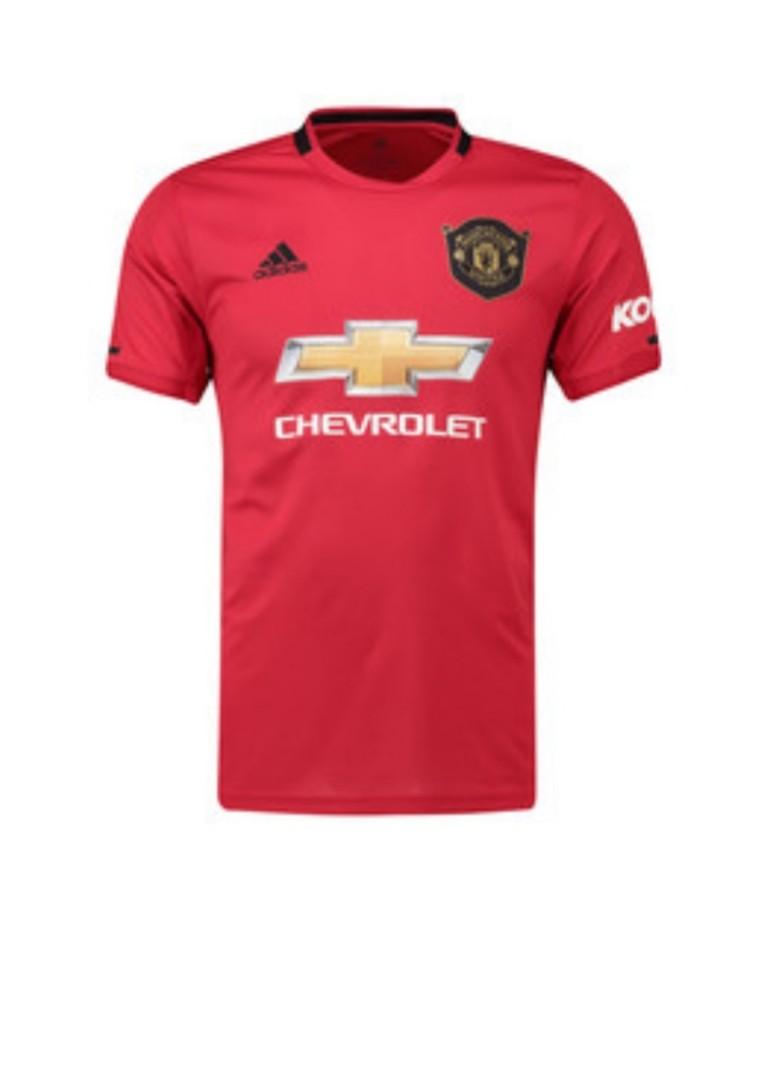 Authentic Manchester United 19 20 Home Kit Sports Sports Apparel On Carousell