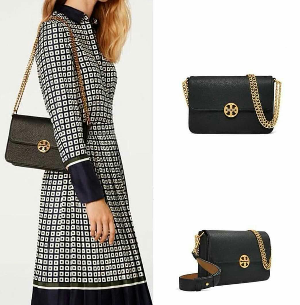 Authentic Tory Burch Chelsea shoulder & sling bag, Luxury, Bags & Wallets  on Carousell