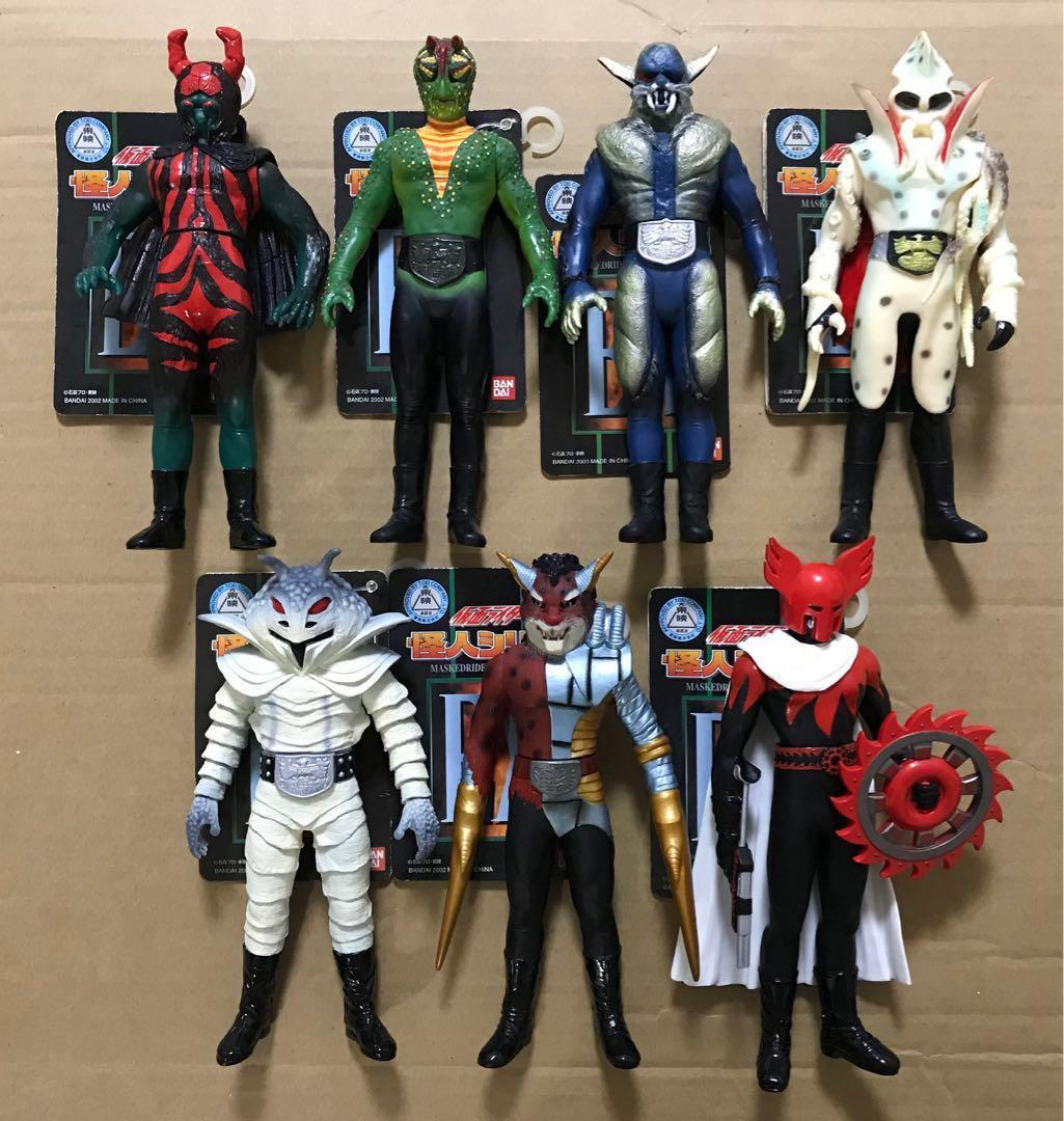 Bandai 02 03 Mks Rhs Ex Masked Rider 幪面超人蜘蛛男狼男死神博士怪人膠魂sofubi 膠公仔7種 興趣及遊戲 玩具 遊戲類on Carousell