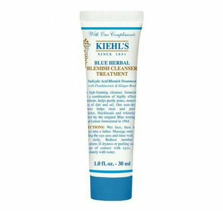 kiehl's blue acne cleanser