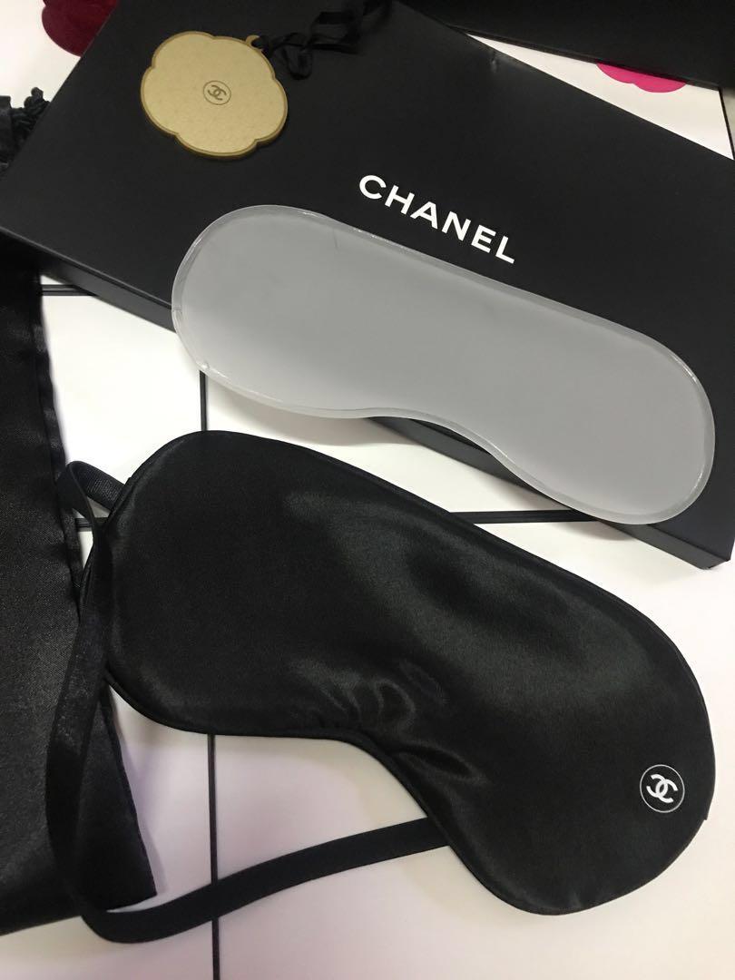 Chanel sleeping eye mask, Luxury, Accessories on Carousell