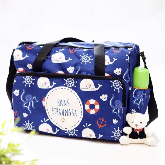 whale diaper bag