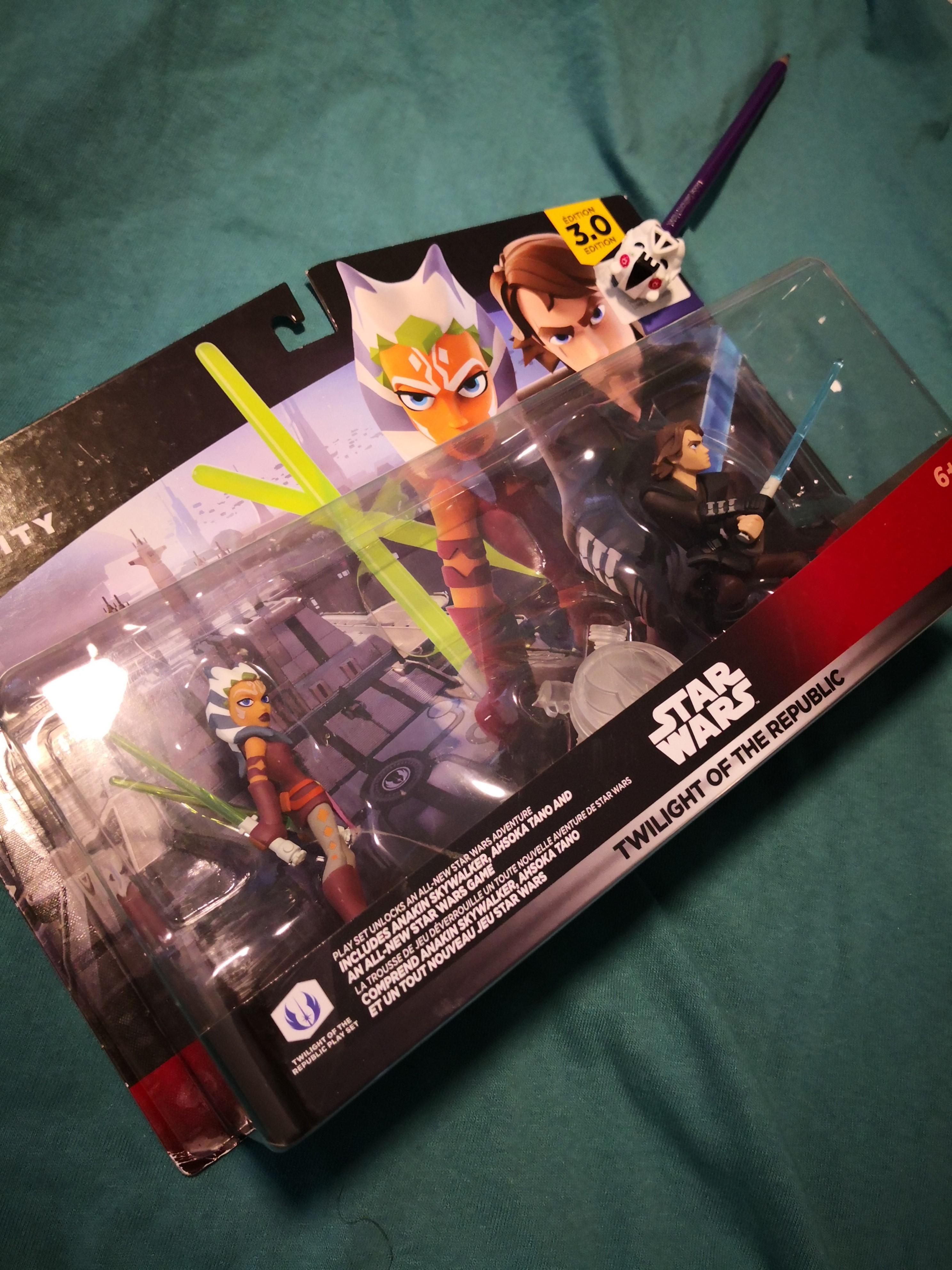 Disney Infinity 3 0 Starwars Anakin Skywalker And Ahsoka Tano Box Set Toys Games Bricks Figurines On Carousell
