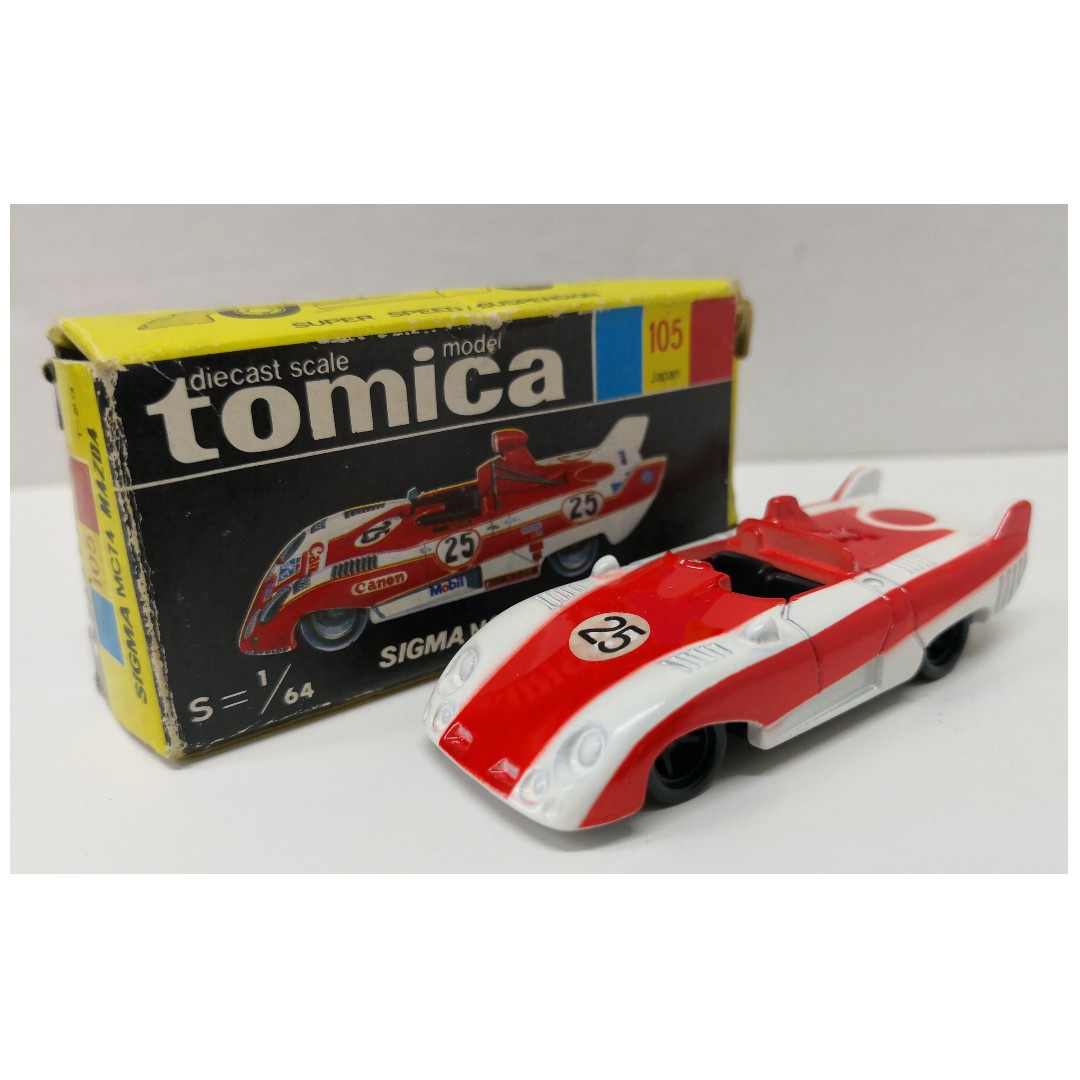 E Tomy Tomica 黑箱105 -1-1 SIGMA MC74 MAZDA ( 日本制), 興趣及遊戲 