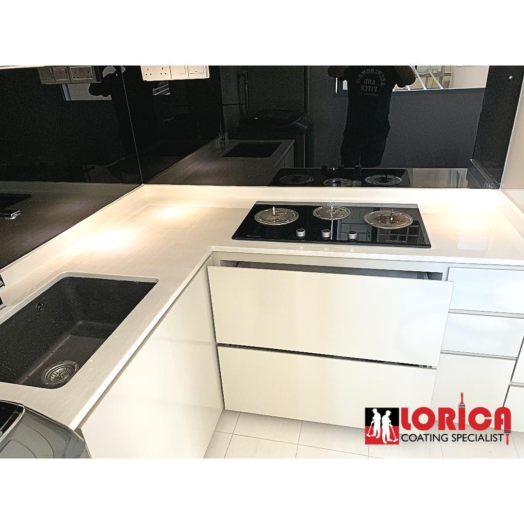 EPOXY KITCHEN TOP, EPOXY COUNTER TOP, EPOXY WORK TOP, EPOXY VANITY TOP