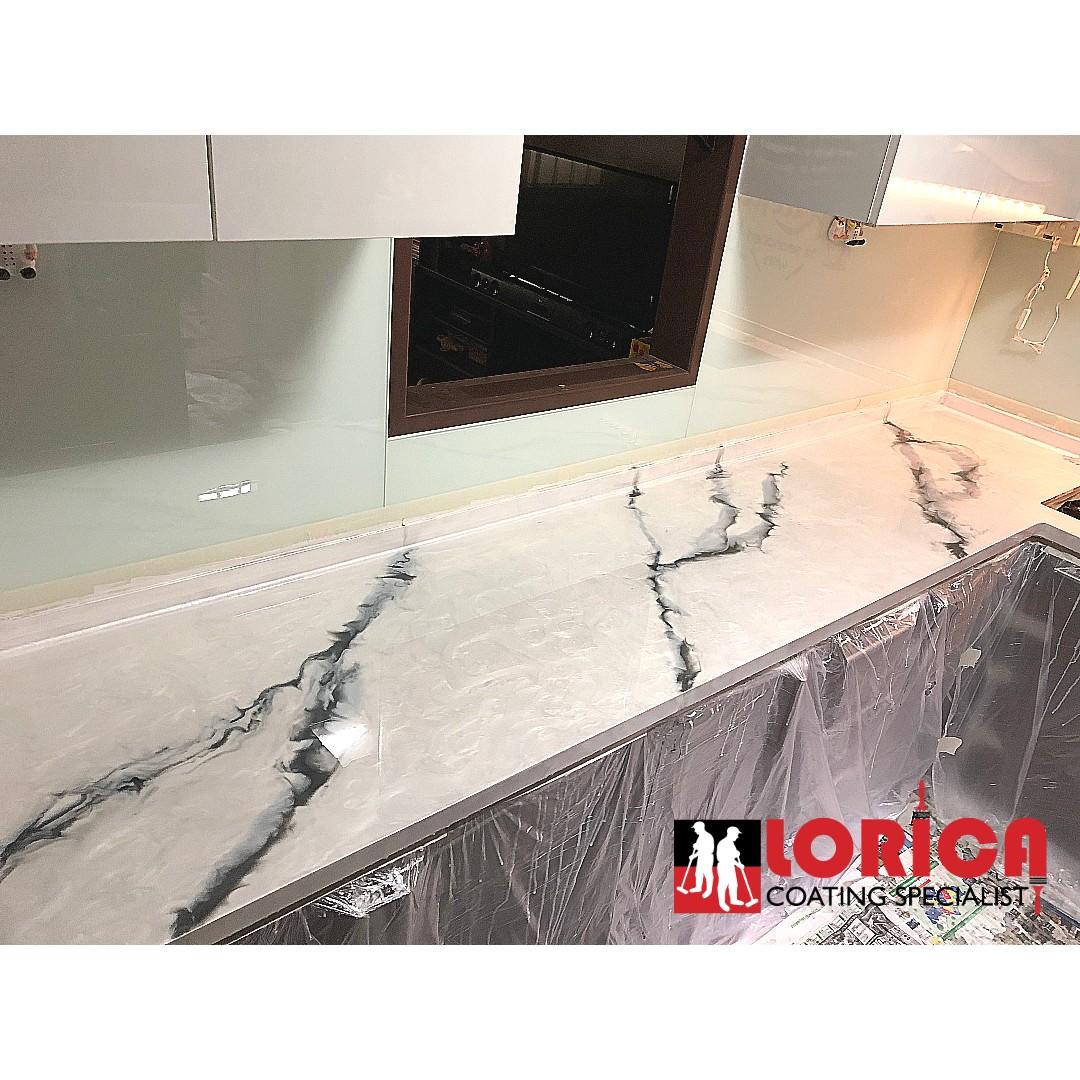 EPOXY KITCHEN TOP, EPOXY COUNTER TOP, EPOXY WORK TOP, EPOXY VANITY TOP