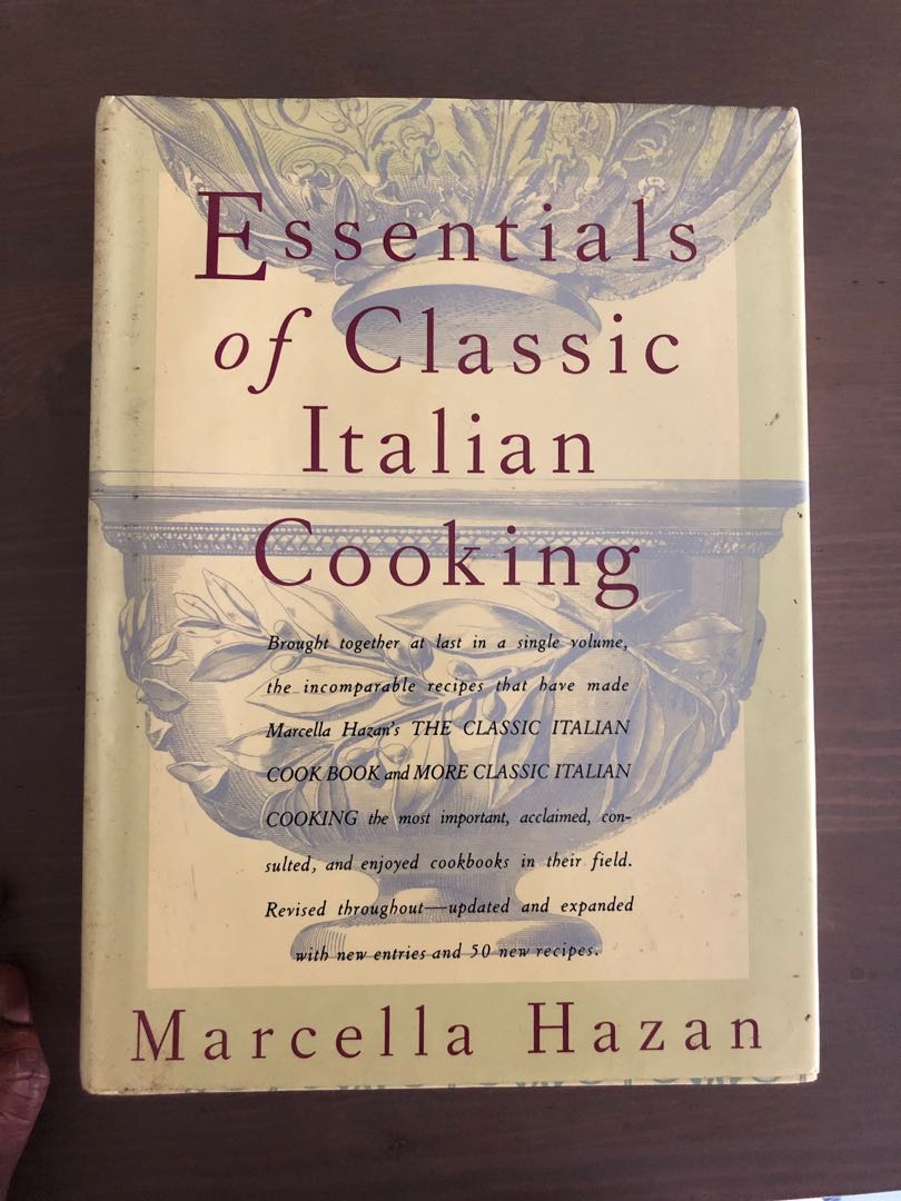 Essentials of classic Italian cooking Marcella Hazan, Hobbies & Toys, Books & Magazines