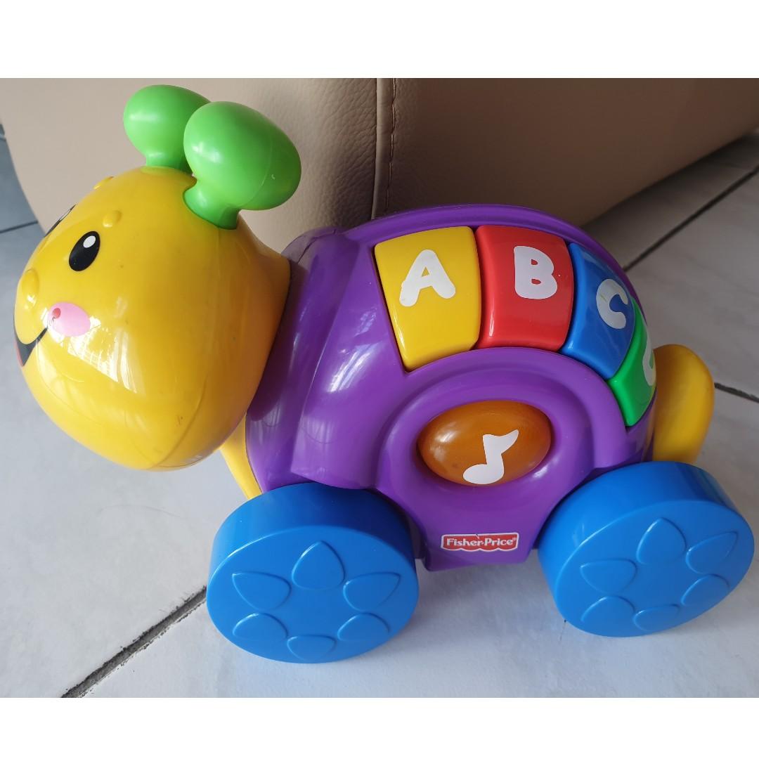 fisher price roll along snail