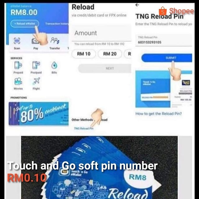 Free Touch N Go Soft Pin Number Electronics Others On Carousell