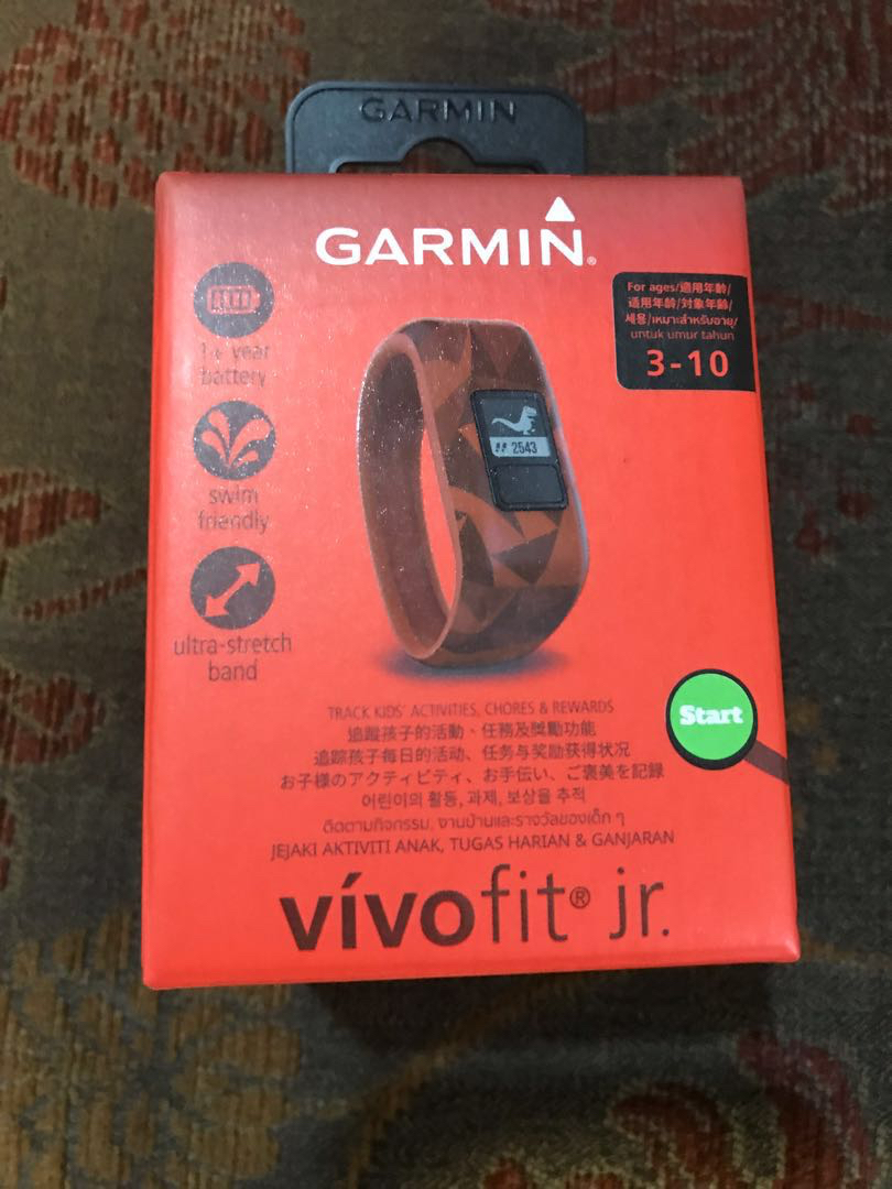 Garmin Jr. Red Garmin Vivofit Jr. red, Mobile Phones & Gadgets, Wearables & Smart ...