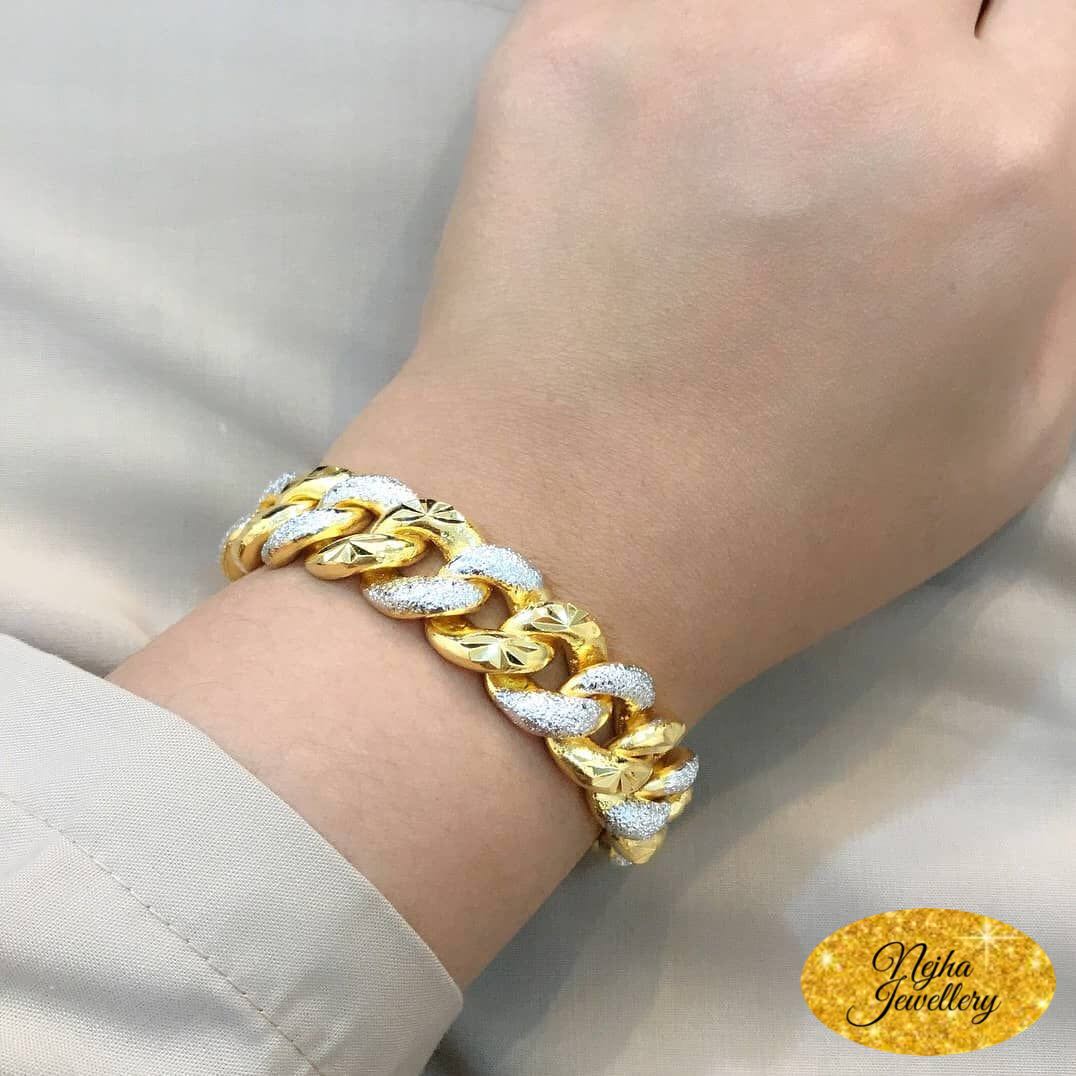 Gelang Tangan Gajah Chrome Emas Bangkok Women S Fashion Jewellery On Carousell