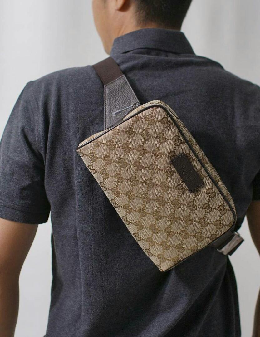 Gucci Bumbag Gucci Beltbag Canvas Men S Fashion Men S Bags
