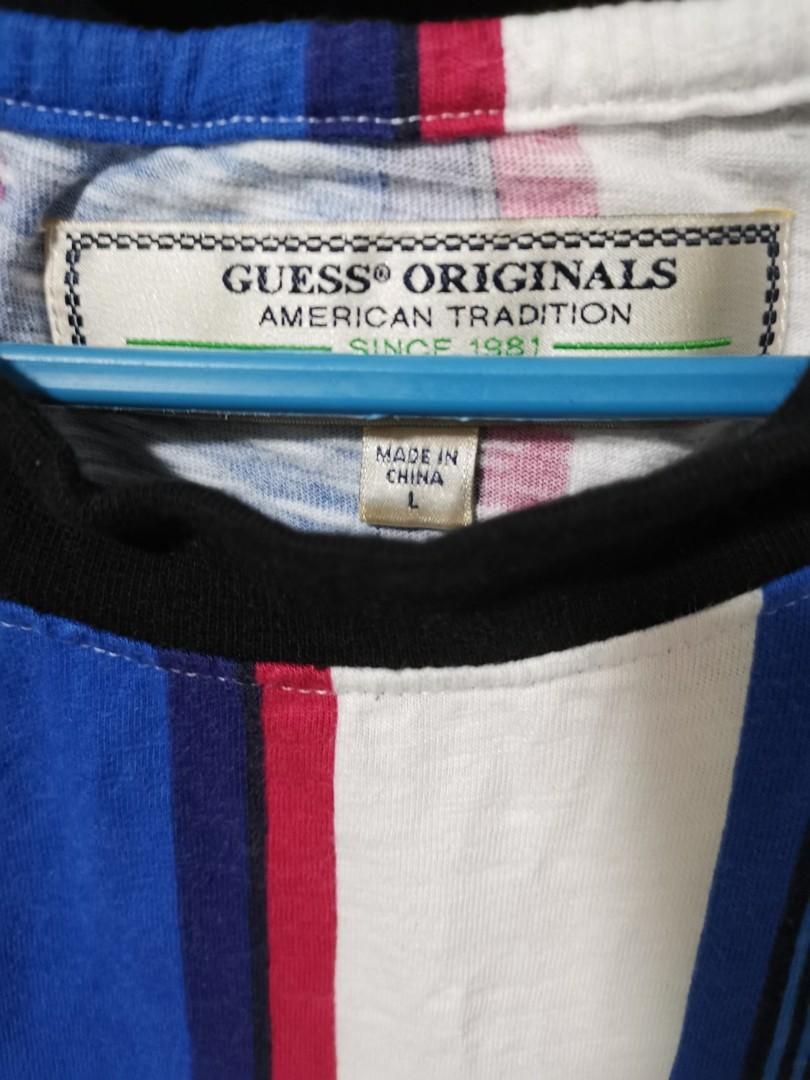 Guess originals 1981 sayer striped tee outlet