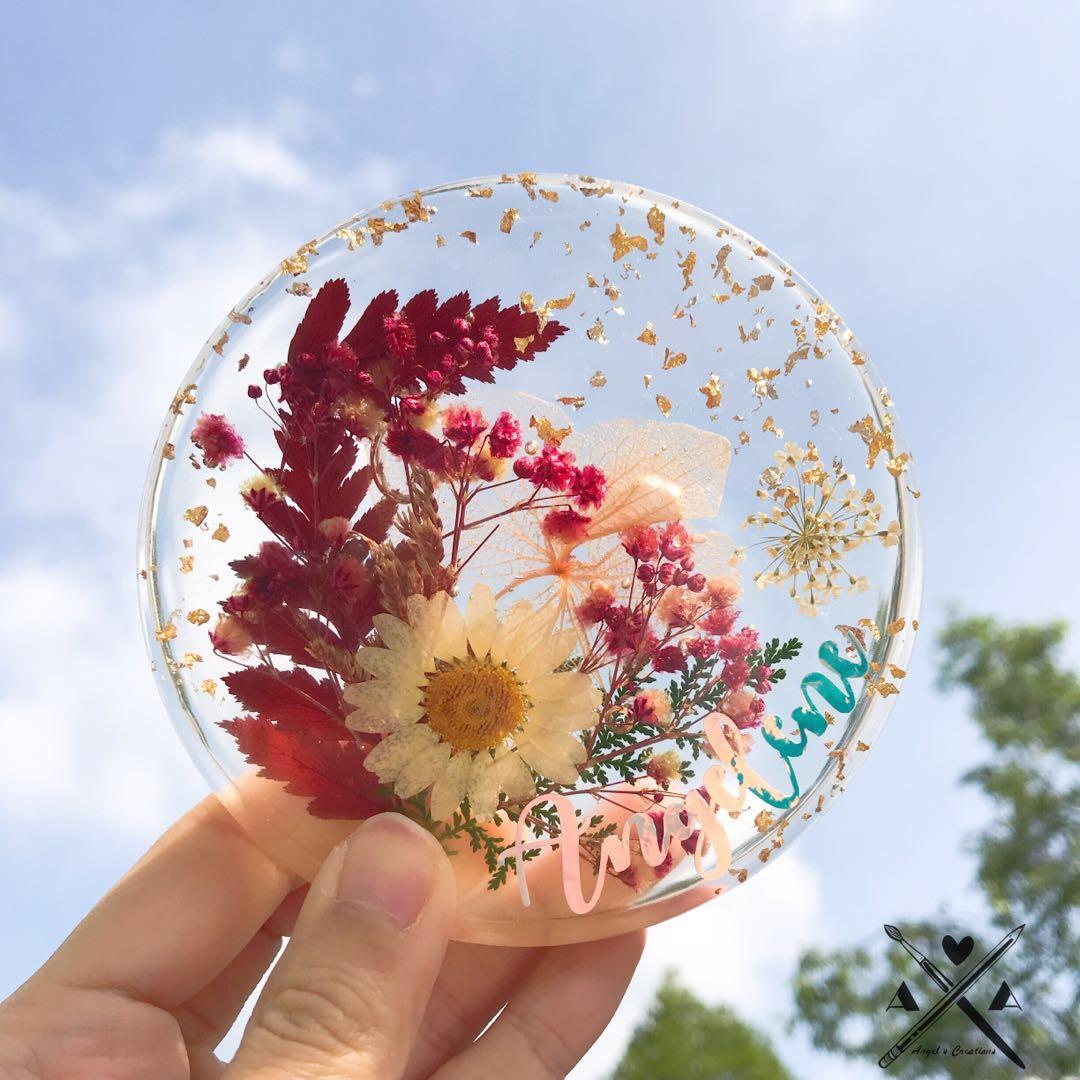Handmade Floral Coaster