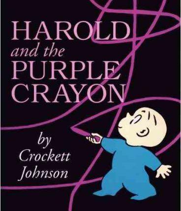 Harold And The Purple Crayon Board Book Books Stationery Children S Books On Carousell