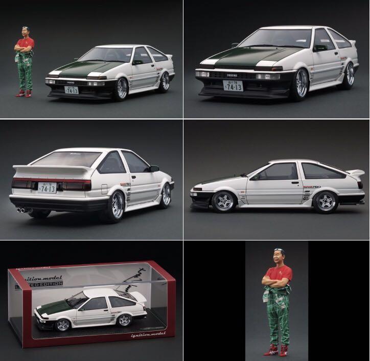 Ignition Model 1/18 Toyota Sprinter Trueno (AE86) 3Door TKStreet Ver