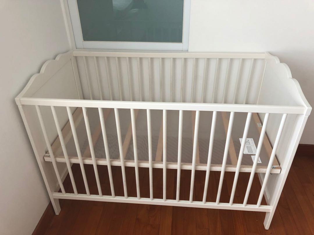 Ikea Baby Cot Hensvik, Babies & Kids, Baby Nursery & Kids Furniture, Cots & Cribs on Carousell