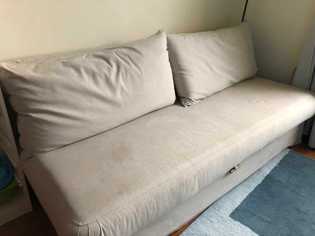 IKEA Sofa Bed, Furniture & Home Living, Furniture, Sofas on Carousell
