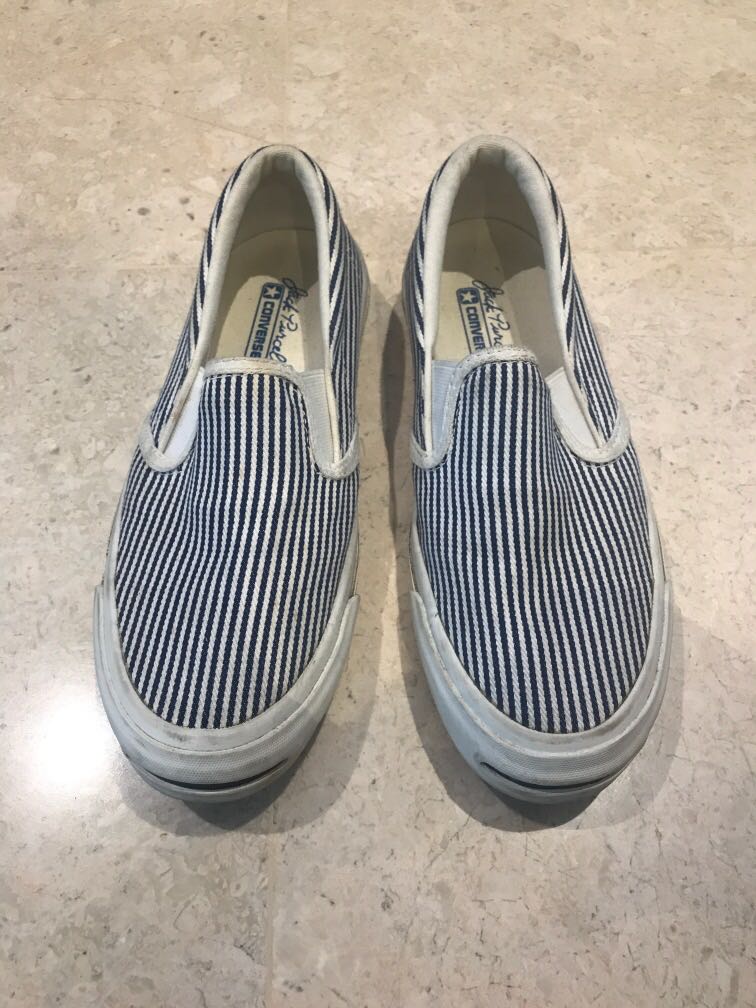 JAPAN EDITION - Jack Purcell x Converse Slip Ons, Women's Fashion, Shoes,  Sneakers on Carousell
