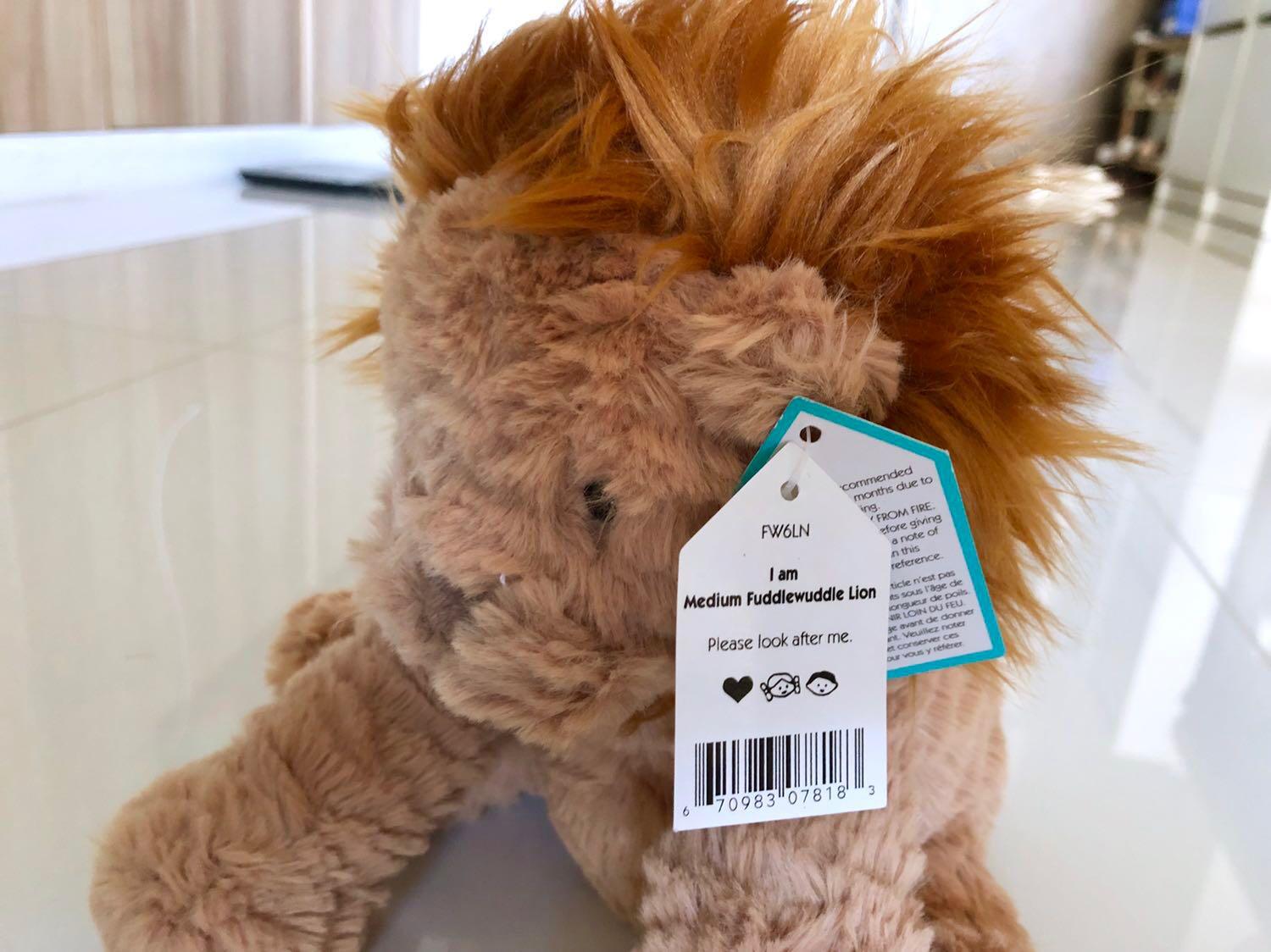 jellycat lion stuffed animal
