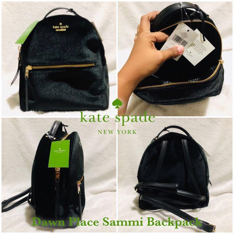 SALE Kate Spade Dawn Place Velvet Sammi BackPack