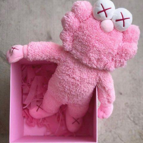 KAWS Limited Edition BFF Plush Pink, Hobbies & Toys, Toys & Games